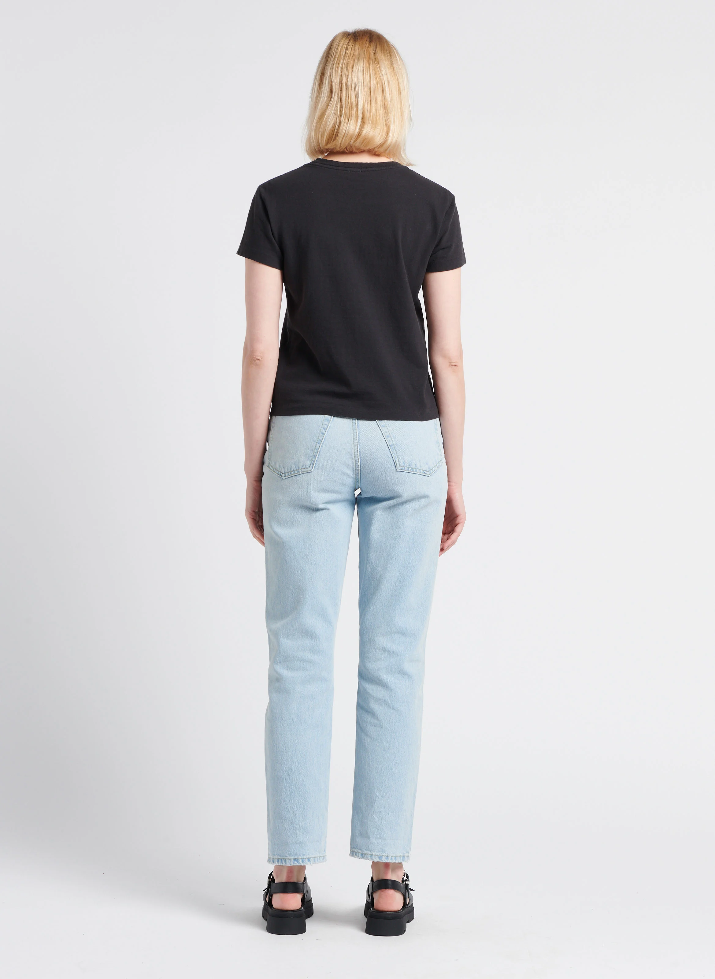 70S STRAIGHT - Jean droit en coton | Jean Délavé