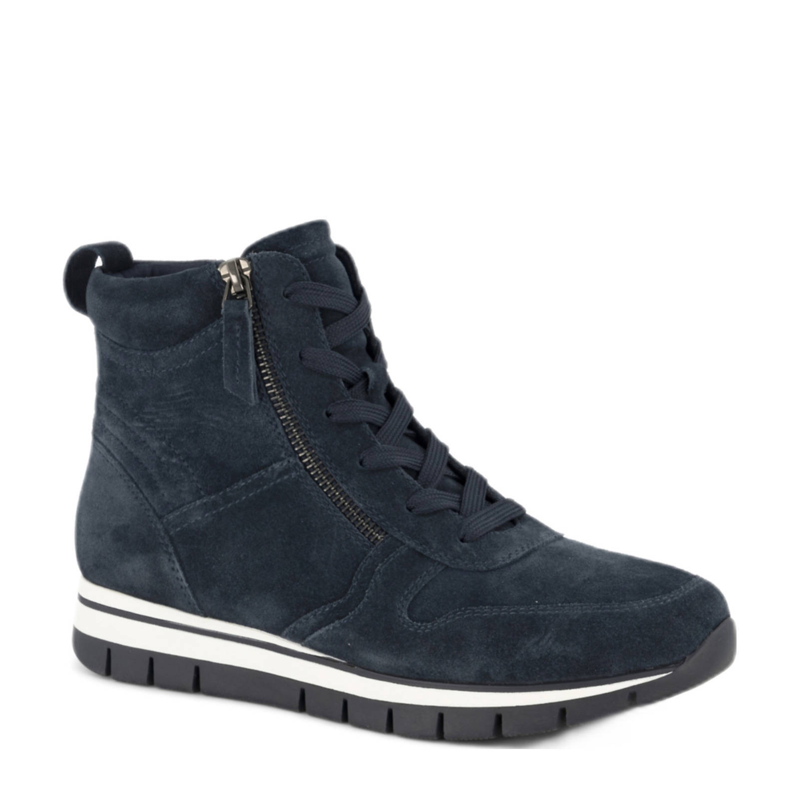 Medicus comfort suède sneakers donkerblauw