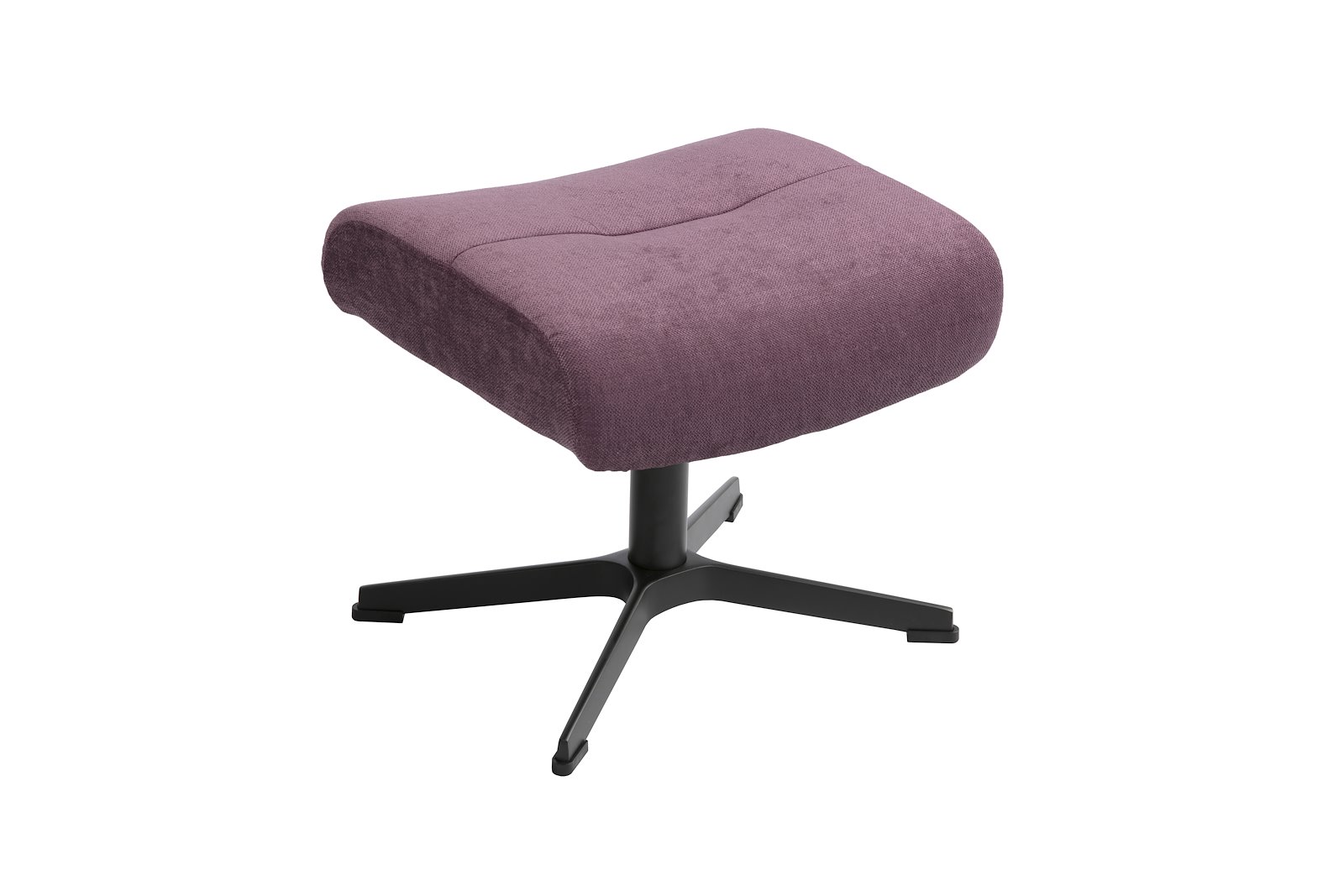 Air krakk I tekstil Evita 1373-33 Lavendel, standard svingfot sort alu. Skrog helkledd