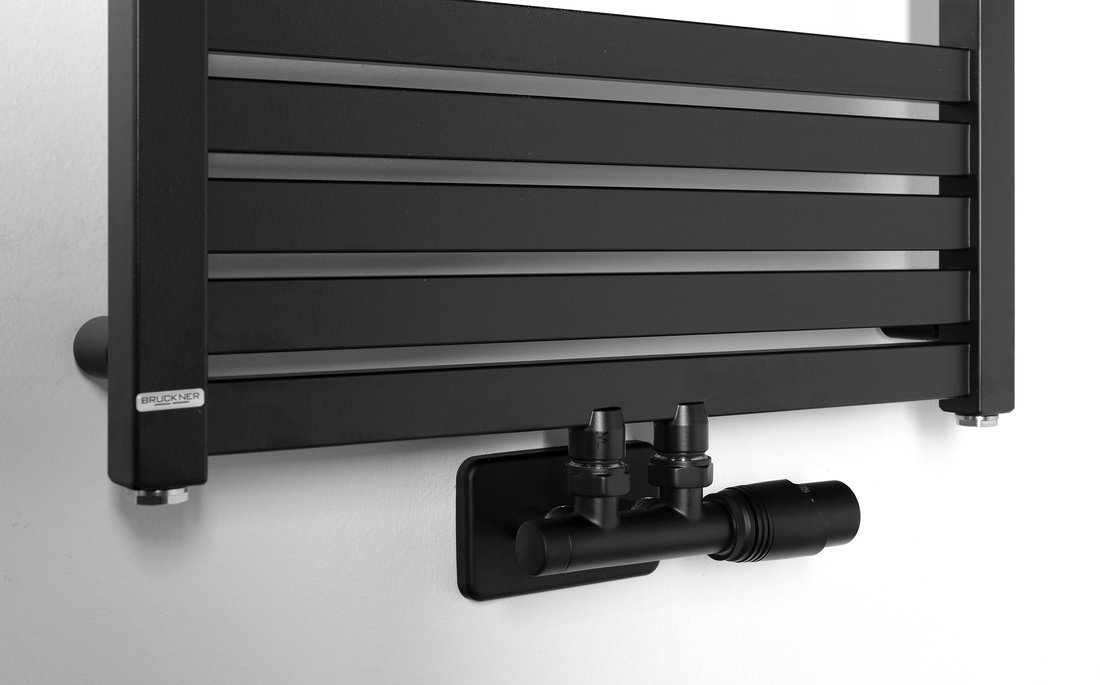 Sapho Grunt radiator 133x50cm 611W zwart mat