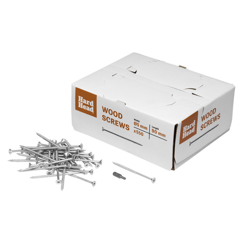 Treskruer 550-pk 5x90 mm