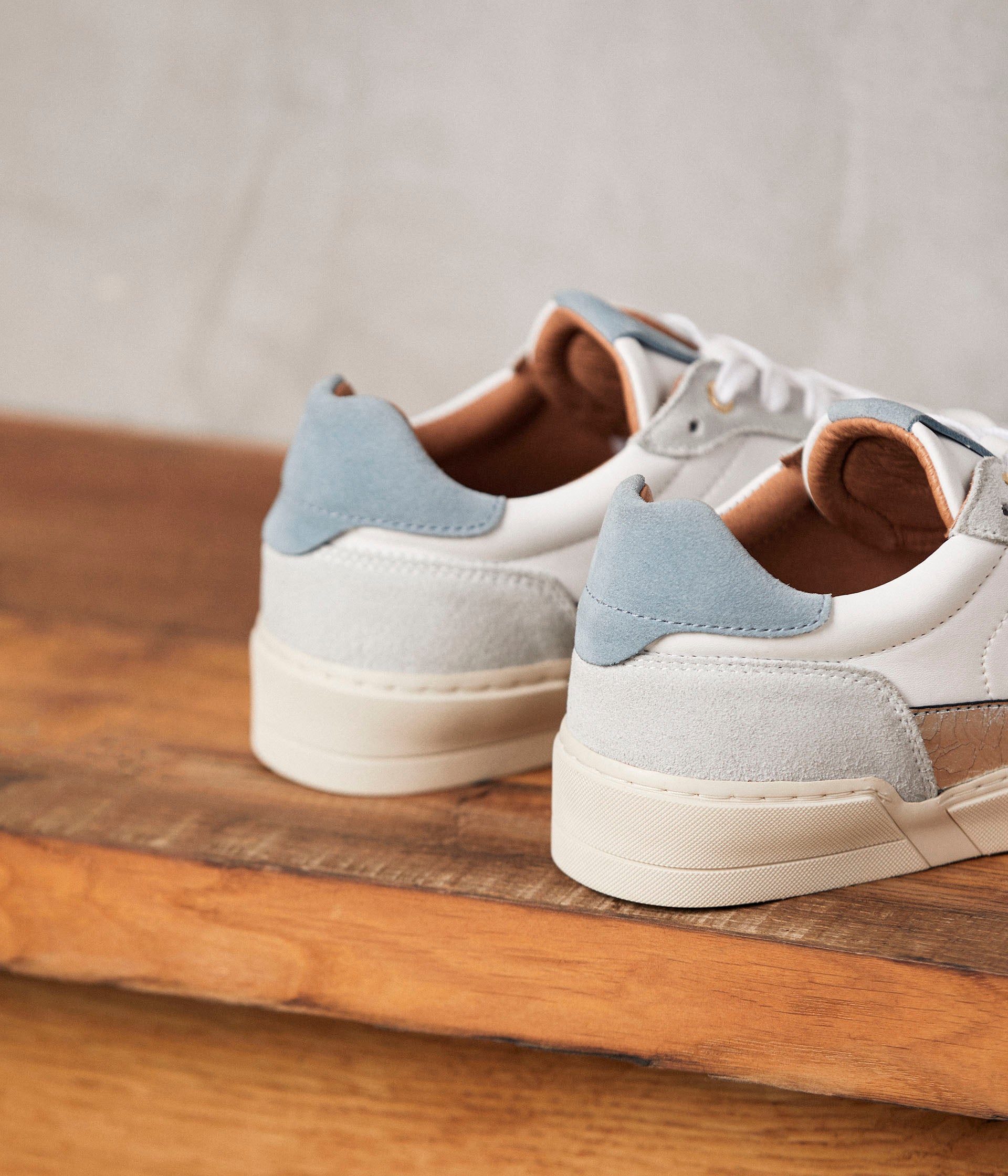 Baskets gris bleu Tao