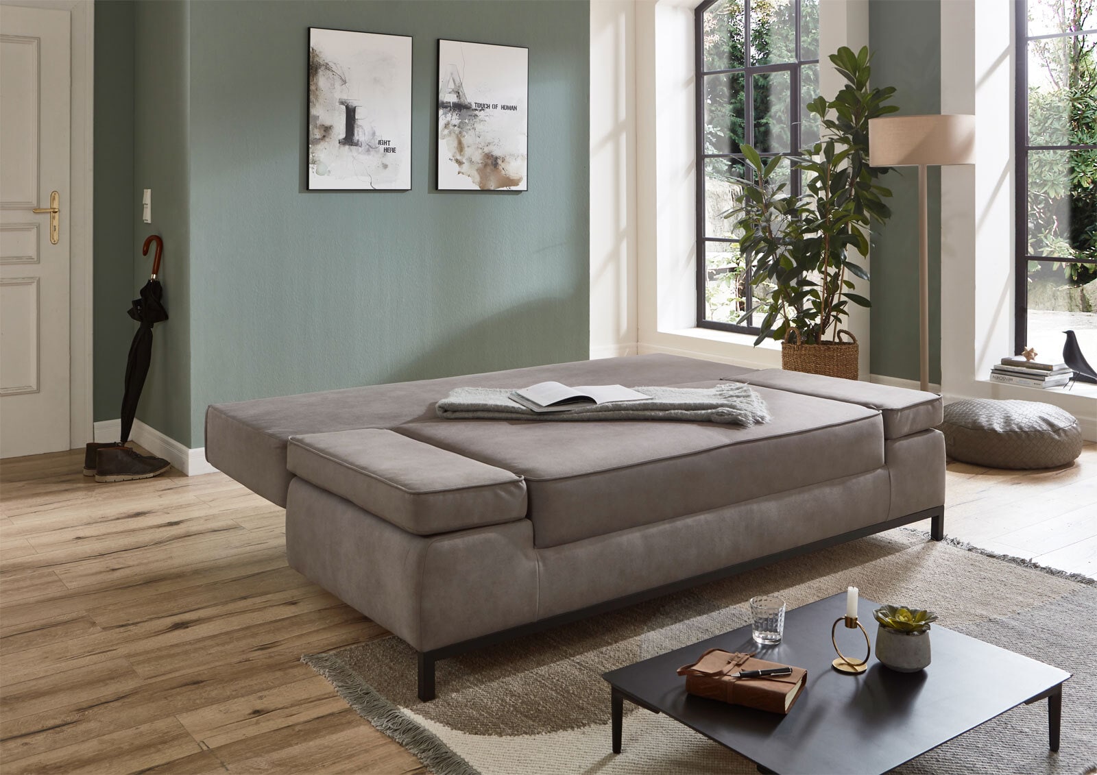 Schlafsofa FRED schlammgrau