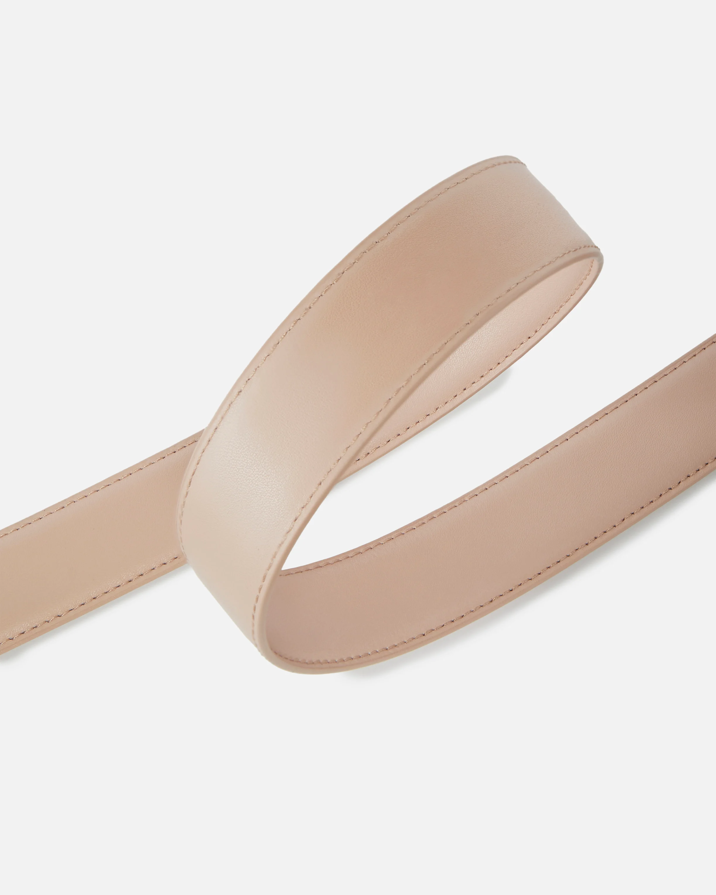 Ceinture de 3 cm avec boucle recouverte | Rose