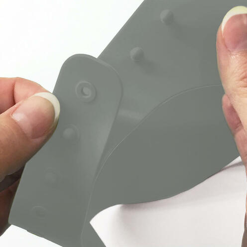 Käp Visière pare-shampooing en silicone Gris - BBLÜV