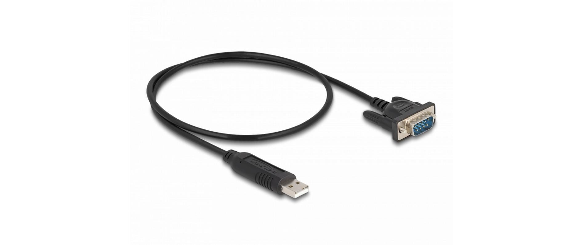 Serial-Adapter USB-A Stecker - Seriell BuchseSerielle Geräte über einen USB-Port anschliessen