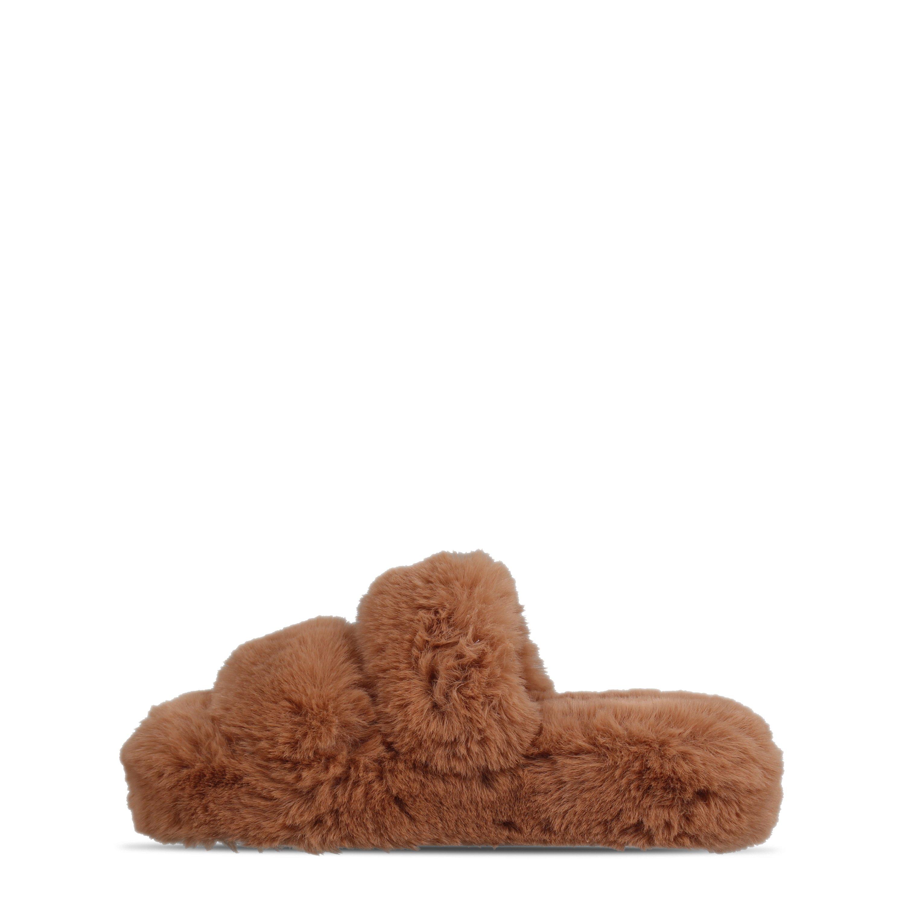 Jack Wills JW Fluffy Strap Slipper