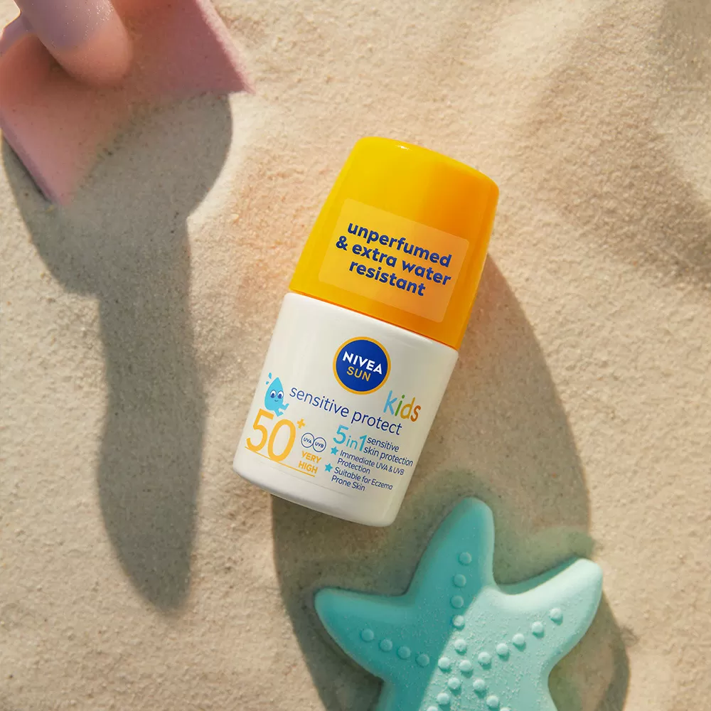Nivea Sun Kids Sensitive Protect Roll-on SPF 50  - 50 ml.