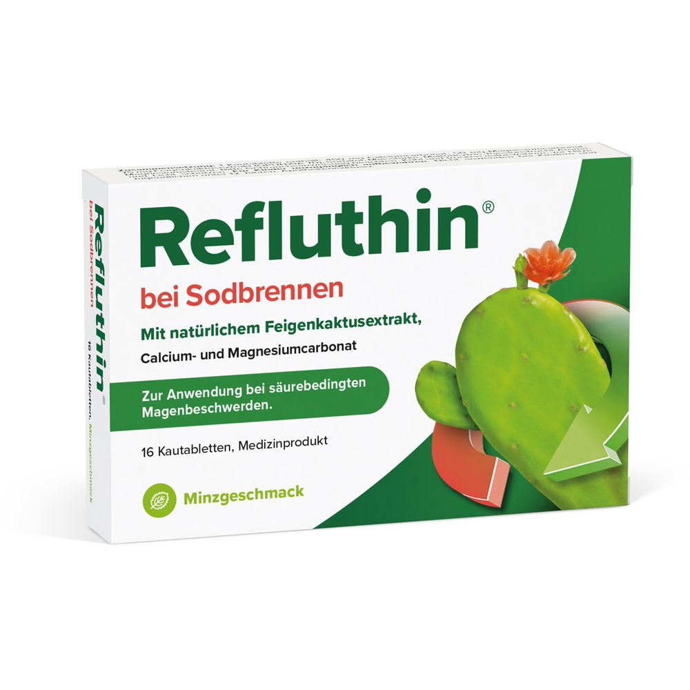 Refluthin® bei Sodbrennen Minze