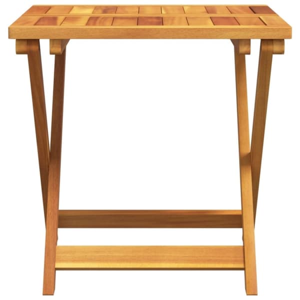 vidaXL Sammenleggbart hagebord 50x50x50 cm heltre akasie