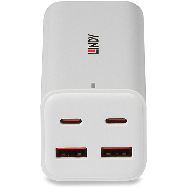 Lindy Chargeur GaN 100W USB Type A & C 4 ports