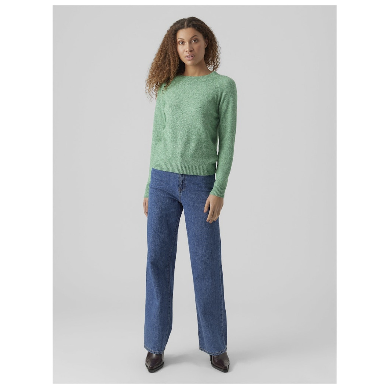 Vero Moda VMDOFFY LS O-NECK BLOUSE GA NO