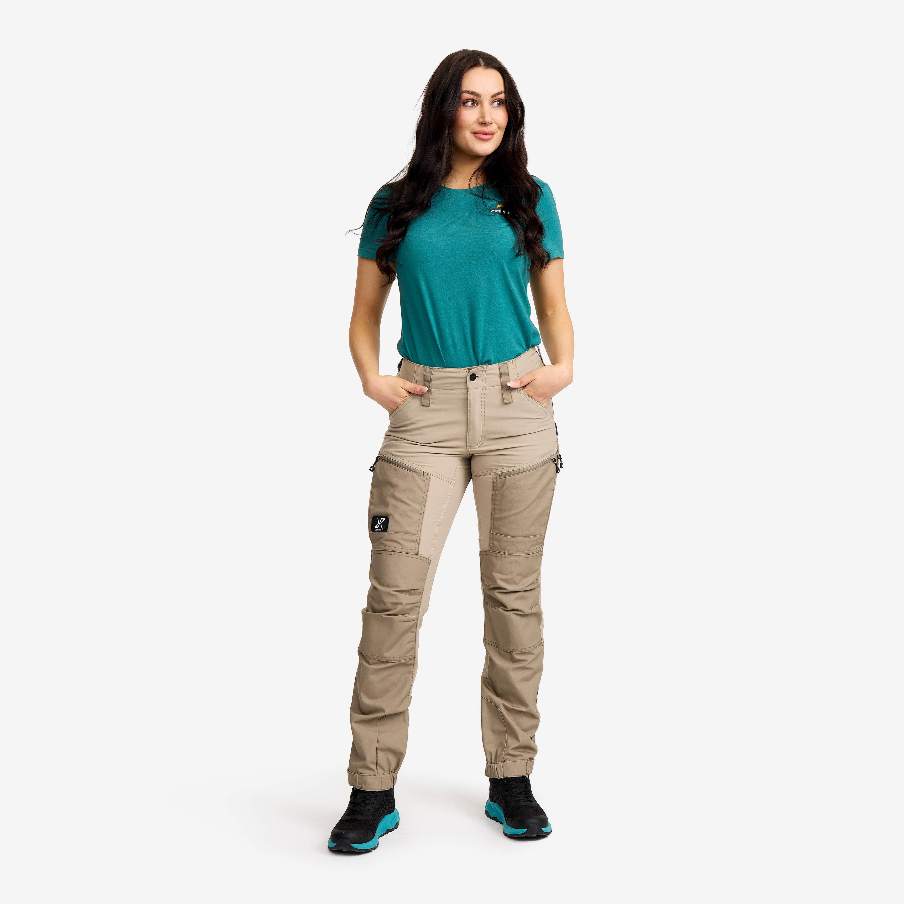 RVRC GP Pro Pants Dame Aluminium/Brindle