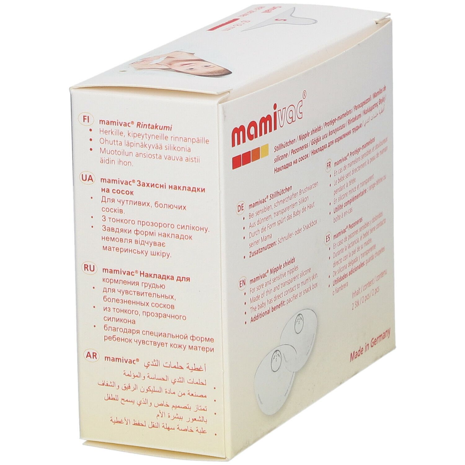 mamivac® Stillhütchen kirschförmig Gr. S (18 mm)