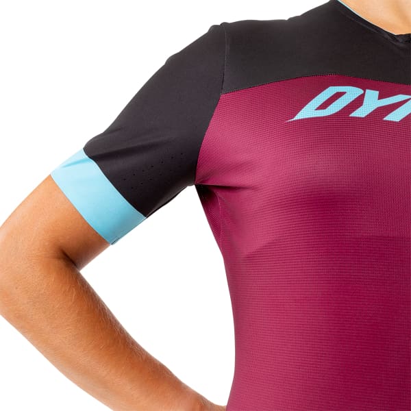 Maillot VTT DYNAFIT RIDE LIGHT 1/2 ZIP SHIRT W BEET RED