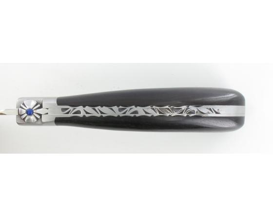Capuchadou 12cm Ebène Couteau de Poche - Capouchadou par Fontenille Pataud
