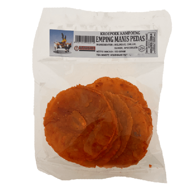 Rapindo Kroepoek Kentang Manis Pedas (ongebakken) 200g