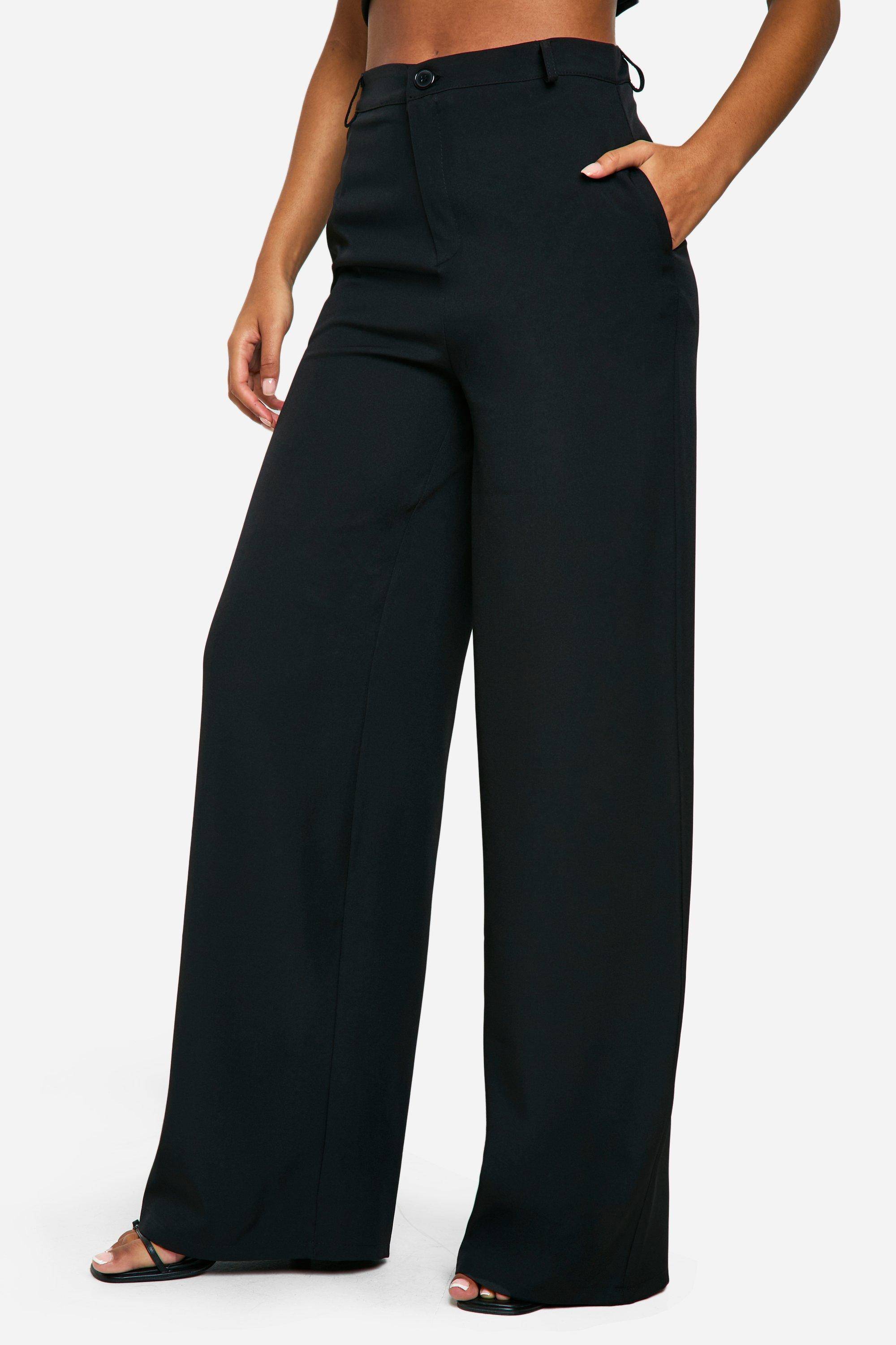 boohoo Pantalon long à jambe droite