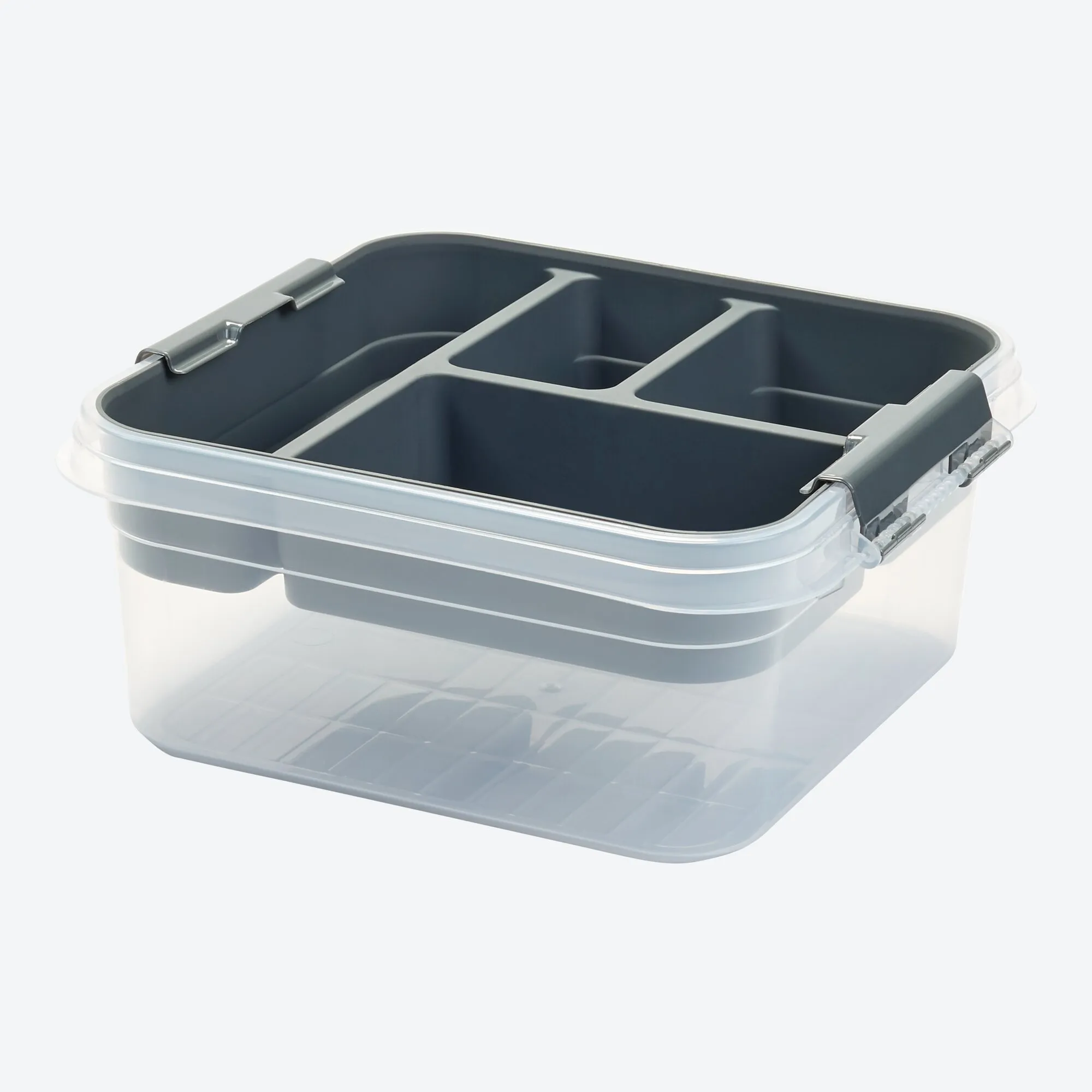 Organisier-Box mit Einsatz, ca. 25x26x11cm