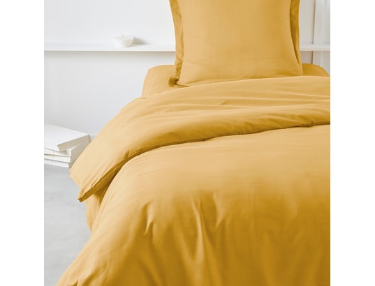 TODAY - Housse de couette Essential 240x260cm ocre coton 57F