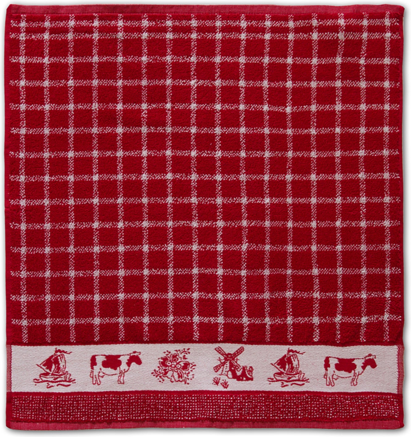 DDDDD keukendoek Dutchie rood 50 x 55 cm