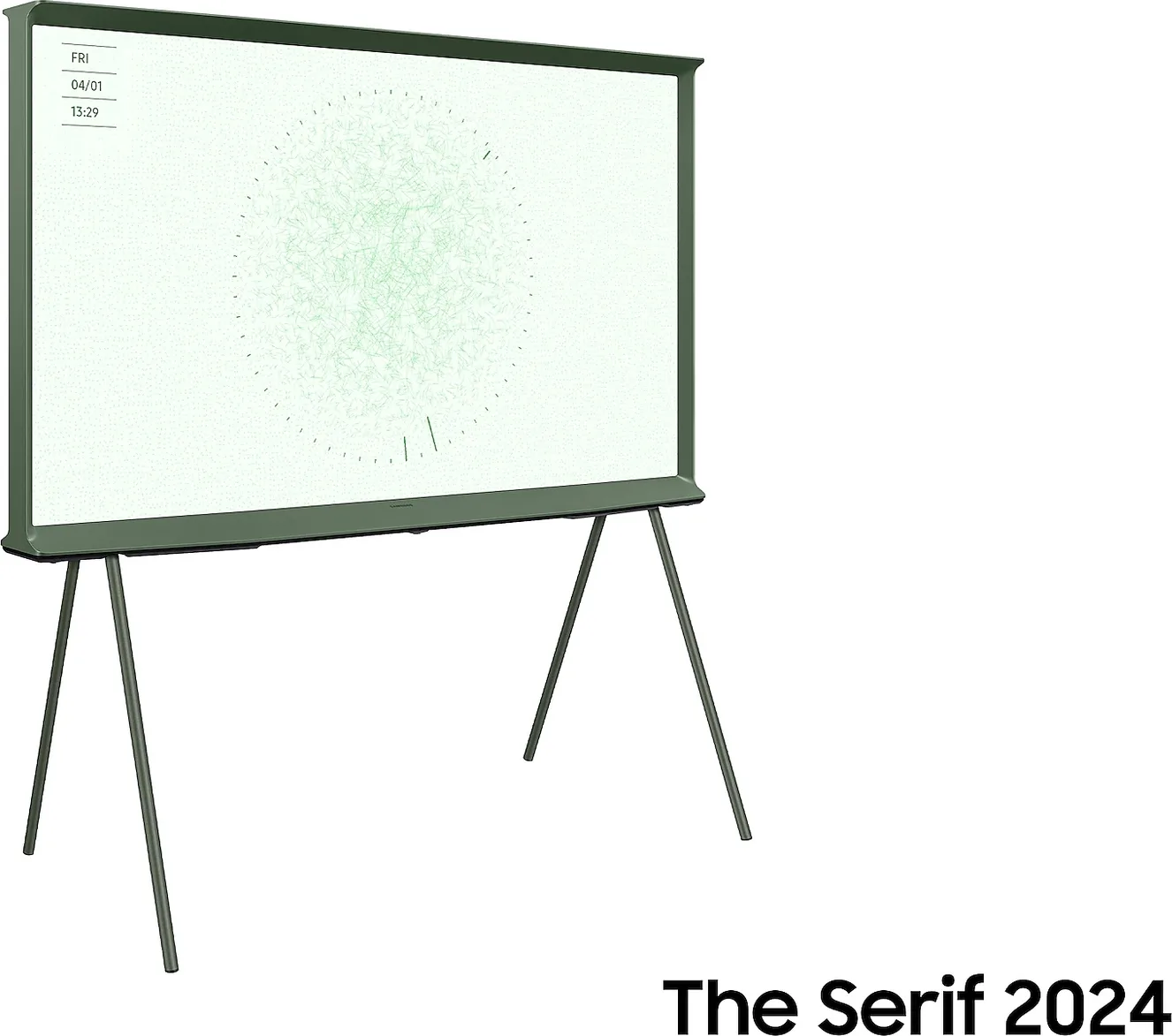 Samsung The Serif 2024 TQ50LS01D Vert Lifestyle TV