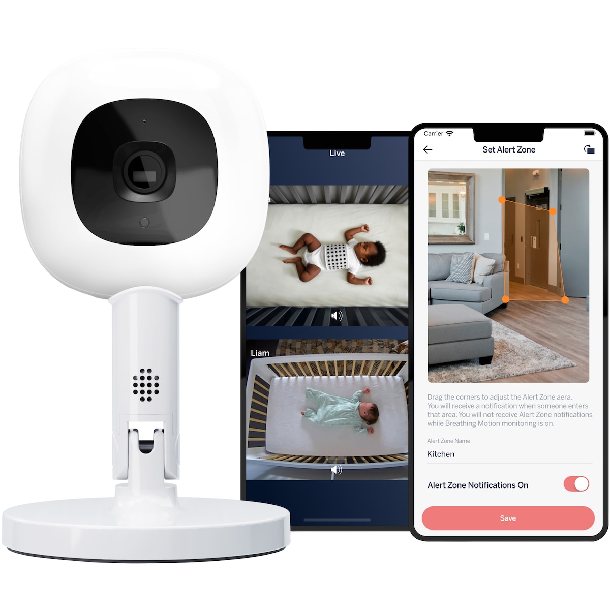 Nanit Pro Camera babymonitor N322SW (med Flex-stativ)