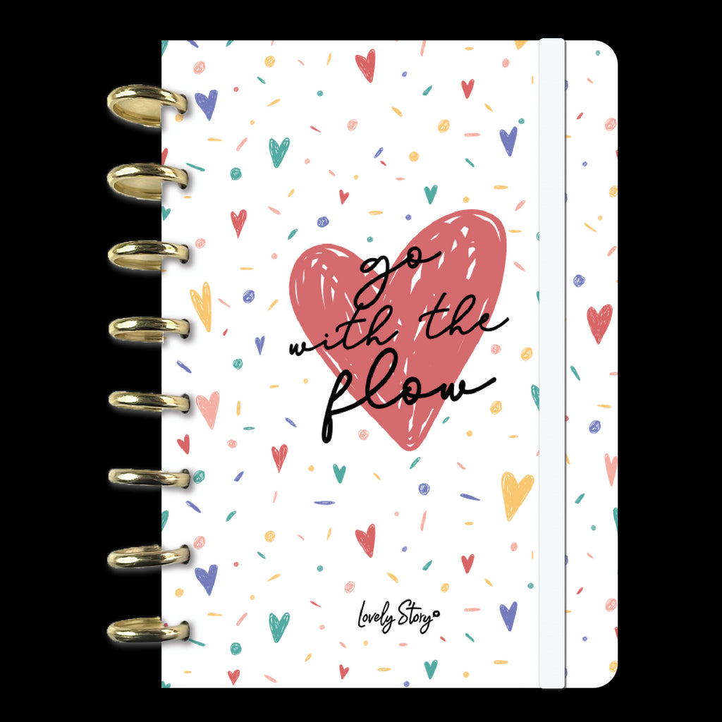 Caderno De Discos A5 - Go With The Flow