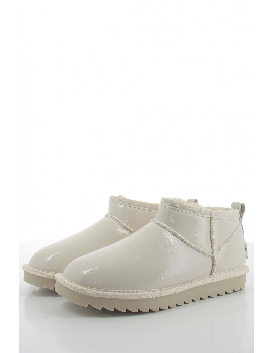 colors of california Boots Femme Short Winter In Naplack Beige