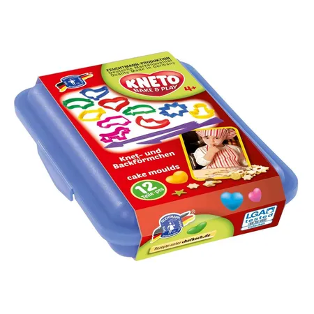 Feuchtmann KNETO Bake & Play Backförmchen, 3-fach sortiert