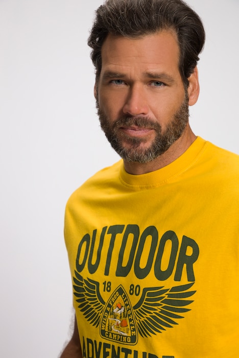 T-Shirt, Halbarm, Outdoor Print
