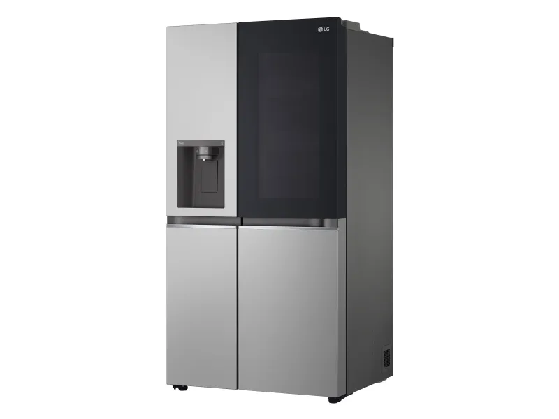 LG InstaView GSGV81PYLL, Fritstående, Amerikansk dør, Sølv, 2 dør(e), Prime Silver, Berøring