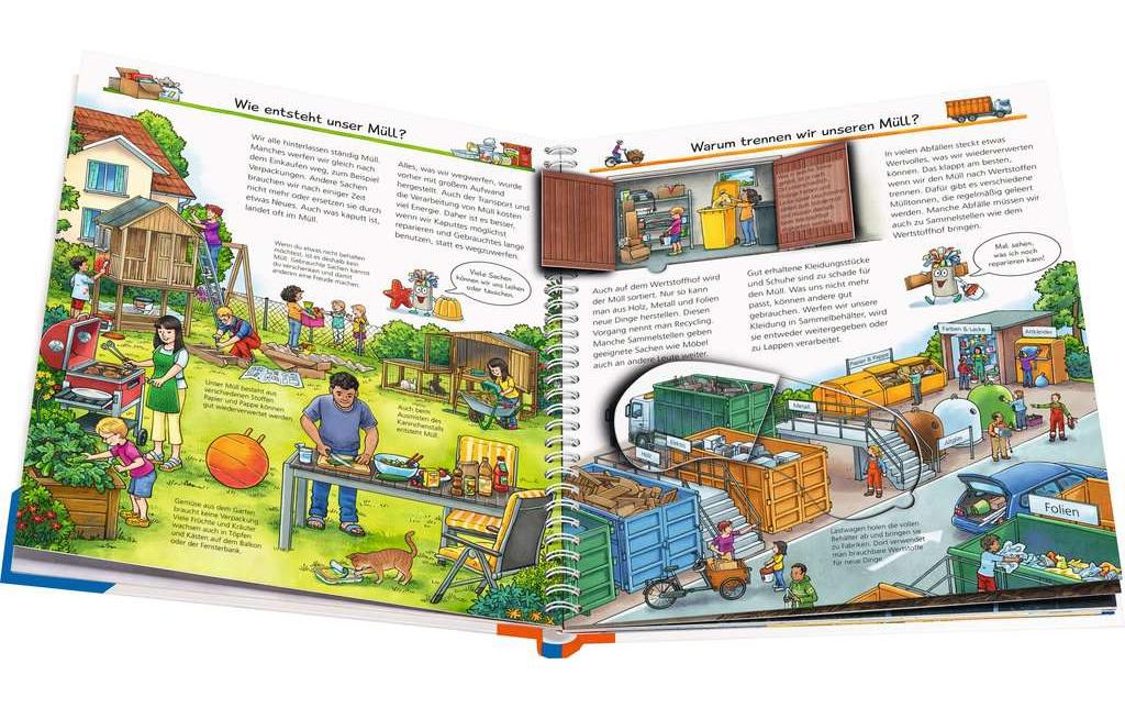Kinder-Sachbuch WWW Rund um den MüllKlappbuch