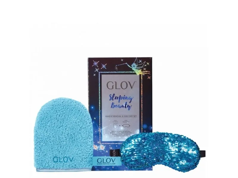 Glov Glov Sleeping Beauty Set Glov: Sleeping Beauty, Sleep Mask, Blue   Sleeping Beauty, Makeup Remover Glove, Bouncy Blue For Women