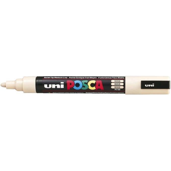 Marqueur posca pointe conique moyenne coloris beige