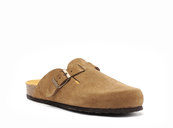 Plakton mules et sabots plats femme blog 181539 marron