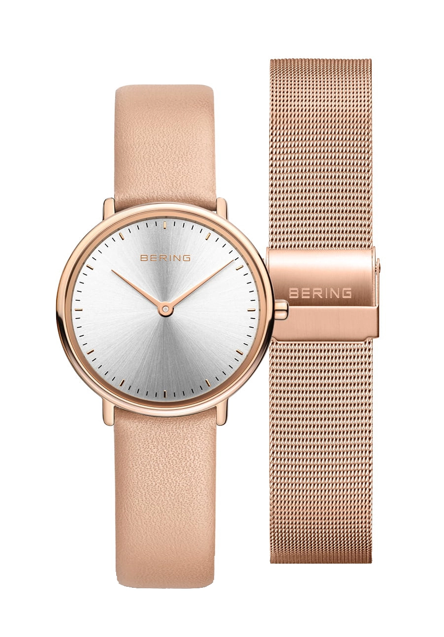 BERING Damenuhr Ultra Slim Set Roségold 15729-960