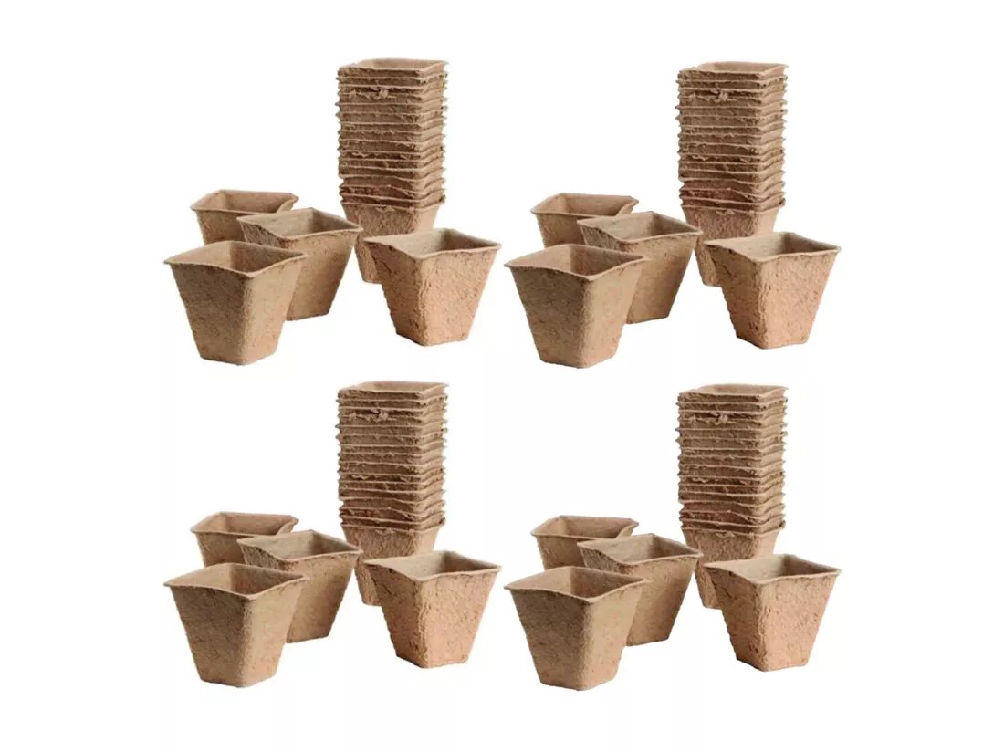 Pots de plantation bio sans tourbe