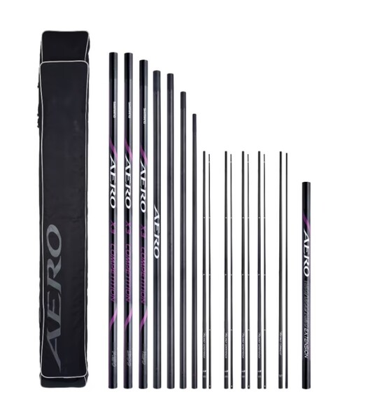 Ensemble Canne au Coup Aero X3 Shimano 14.5m