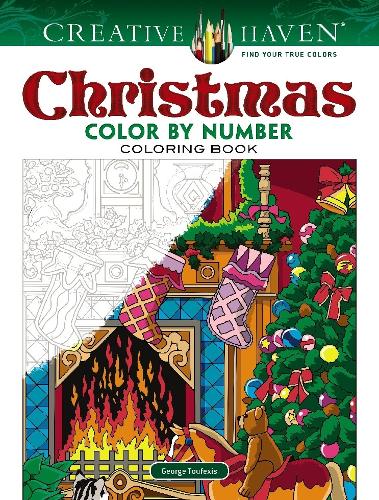 Creative Haven Christmas Color by Number - Creative Haven (Paperback)