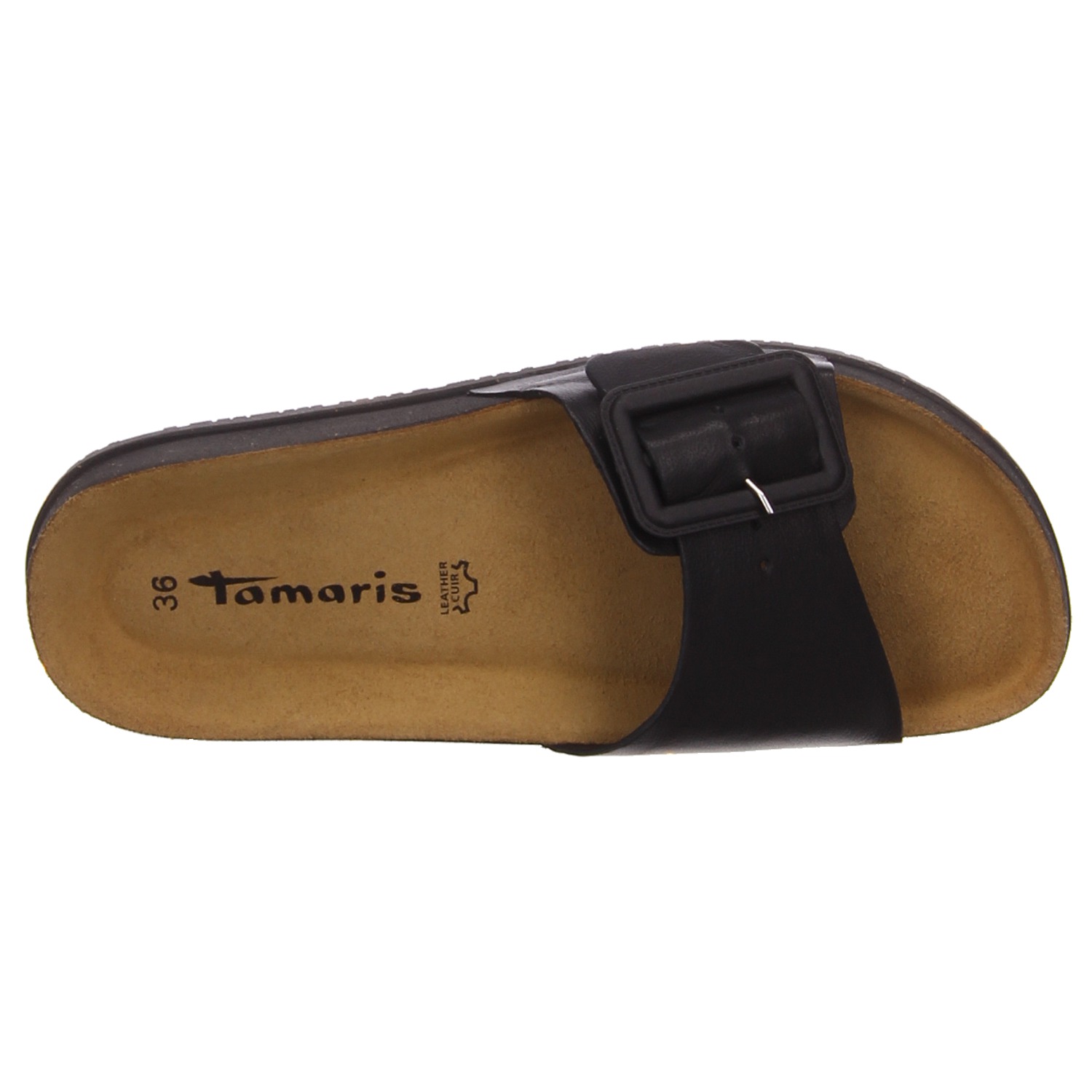 Tamaris Pantoletten schwarz schwarz
