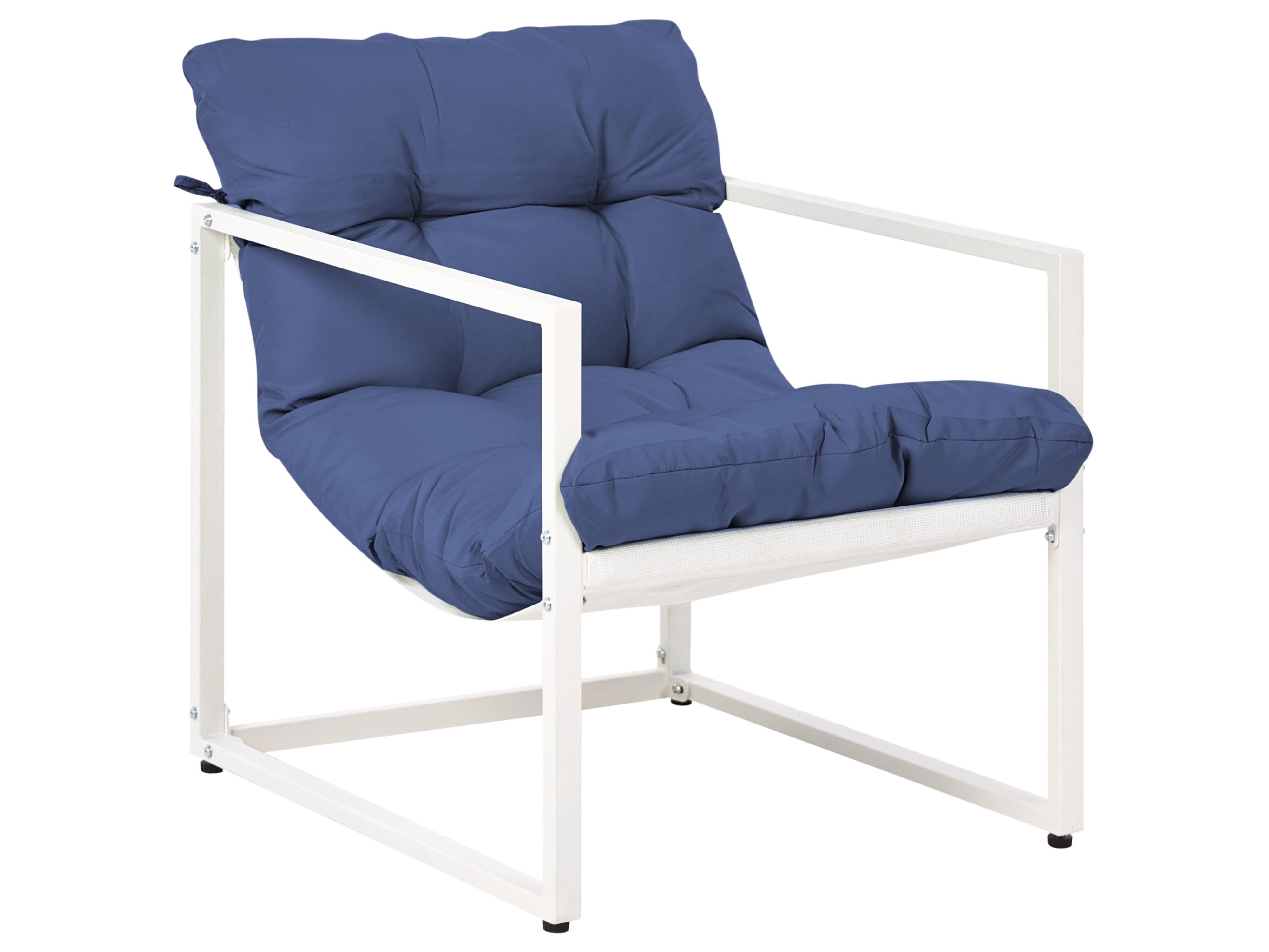 Loungeset met tafel 4-zits GARDA Metaal Blauw