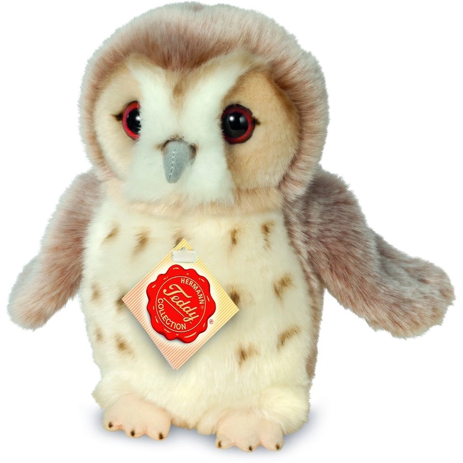 Teddy HERMANN® Eule beige, 20 cm