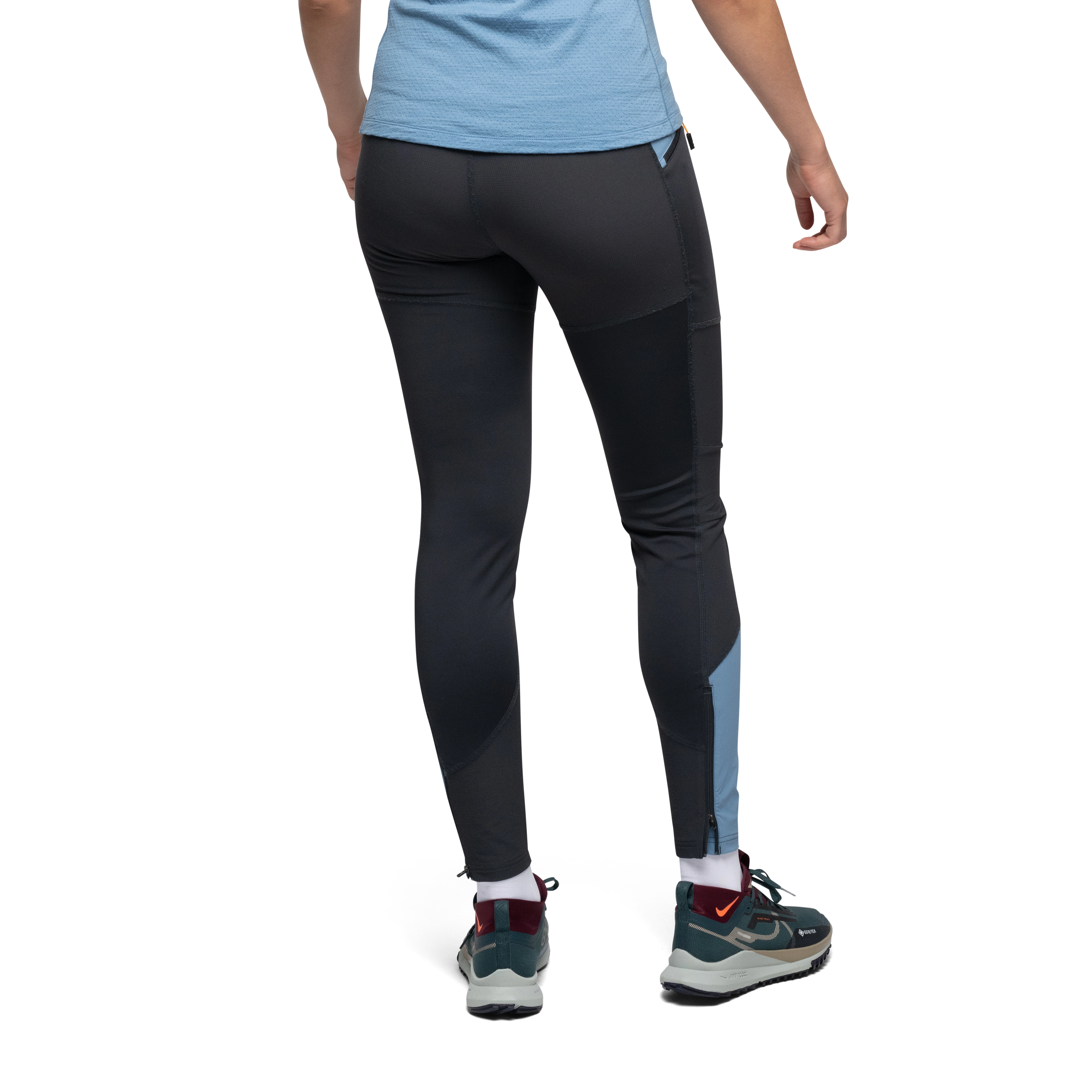 Y LightLine Progressive Tights Women Elemental Blue / Dark Shadow Grey