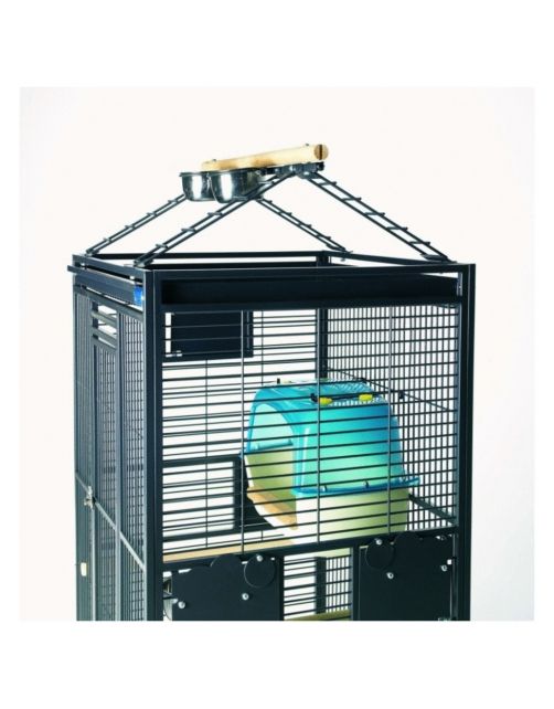 Savic Badhuis Papegaai Splash Giant - Vogelverblijven - 38x24x28 cm Blauw Xl