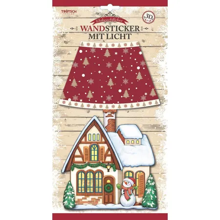 Trötsch Wandsticker mit Licht Weihnacht