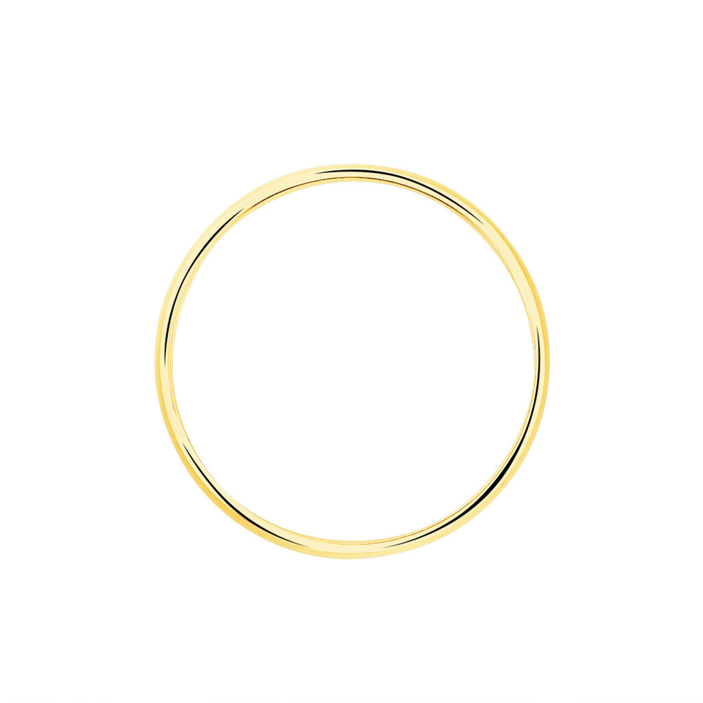 Alliance Julie Ruban Plat Or Jaune