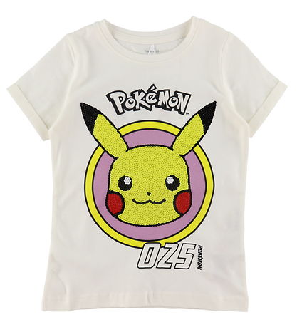 Name It T-Shirt - Noos - NkfJunna Pokémon - White Alyssum