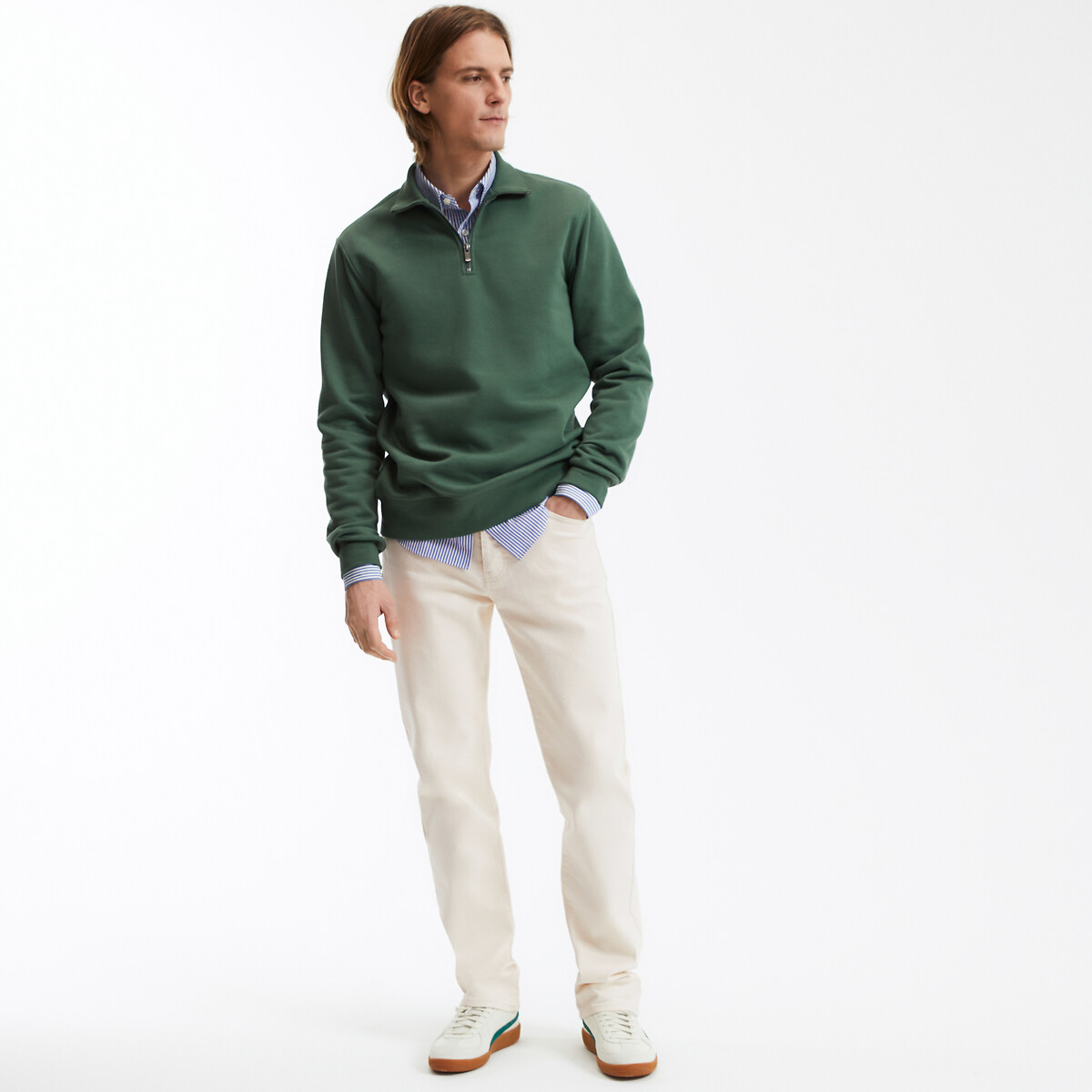 COLEÇÕES LA REDOUTE<br>Jeans normais, sem tingimento