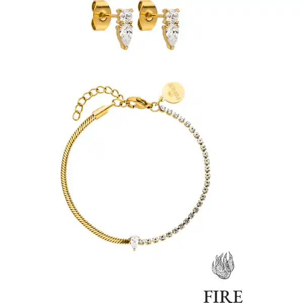 Schmuck Adventskalender Gold 2024